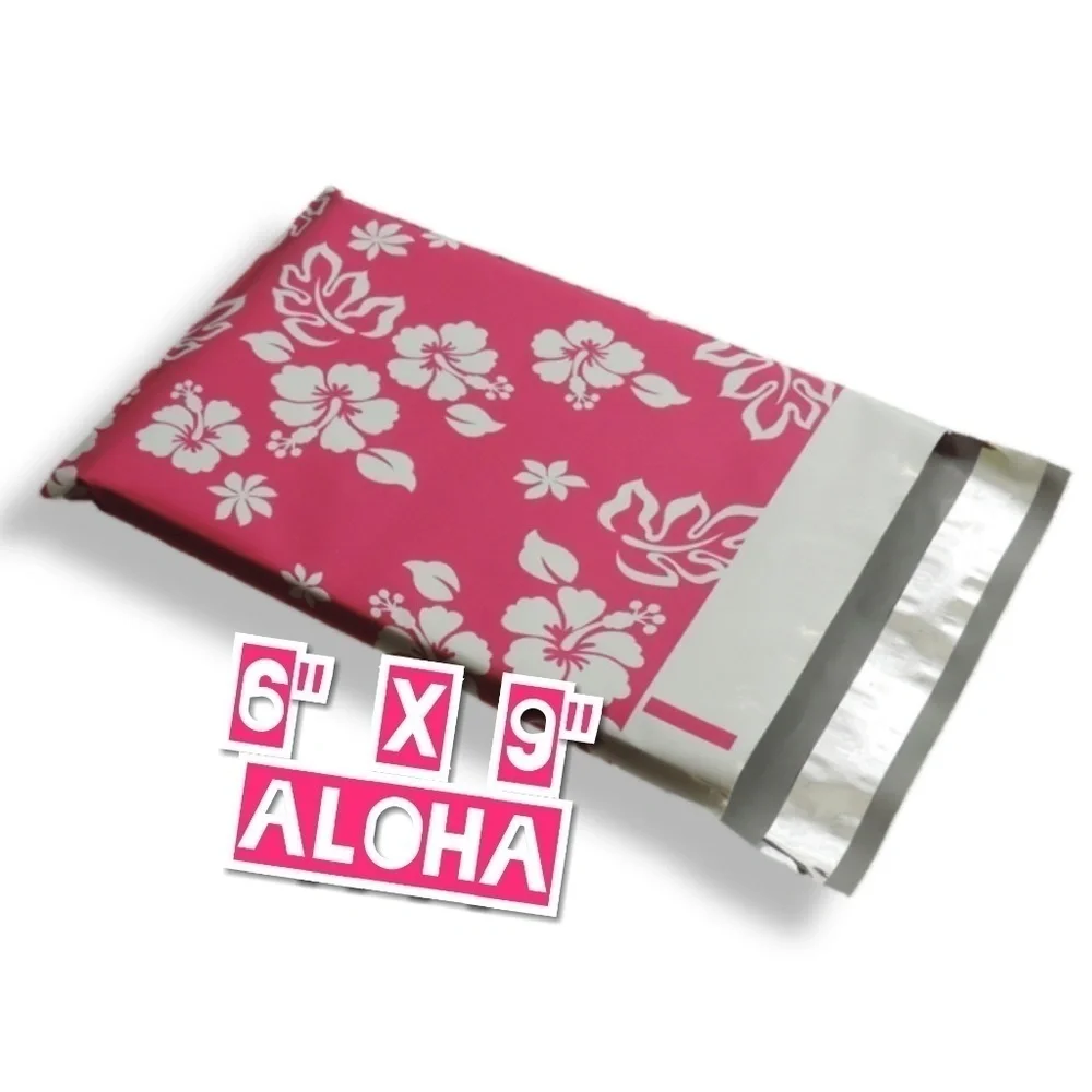 100 Poly Mailers 6x9 Aloha - Picture 3 of 3